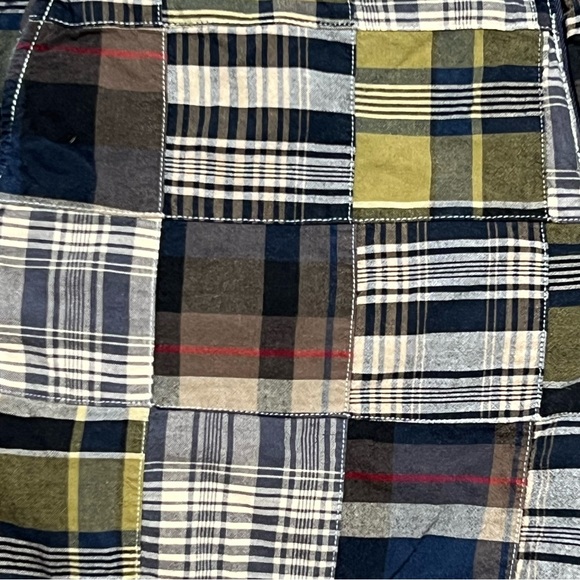 J CREW Men’s Indian Madras Patchwork Plaid Chino Shorts Multicolor Size 32 - Picture 4 of 10
